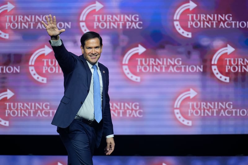 魯比奧(Marco Rubio)- 國務卿(美聯社資料圖片)